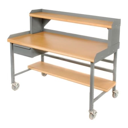 Built Rite Br Back And End Stops For 60" Riser - Gray BS125-GY